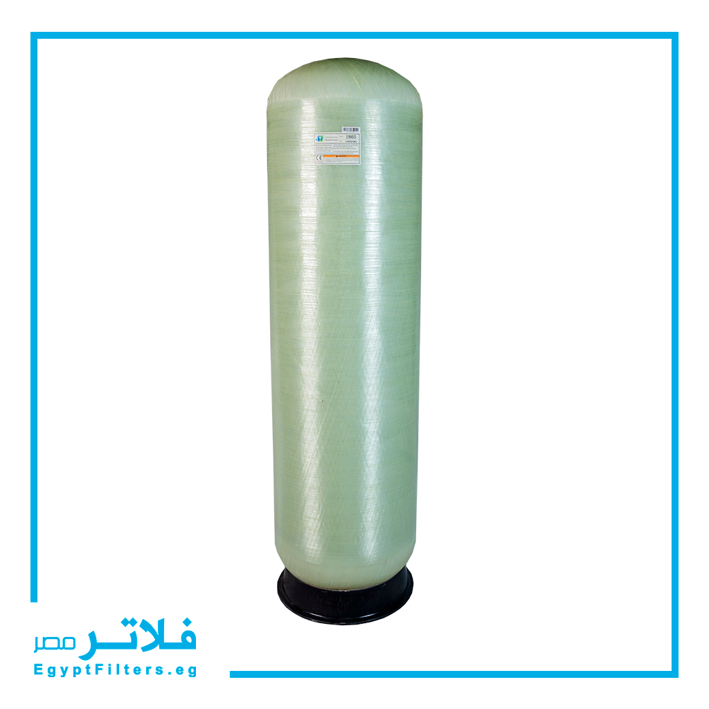 أسطوانة فايبر جلاس (FRP Tank) مقاس 1865 لمحطات تحلية المياه والمنقيات