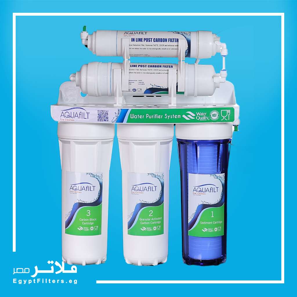 فلتر مياه AQUARO M2 من أكوا رو 5 مراحل لتنقية وتحسين جودة مياه الشرب