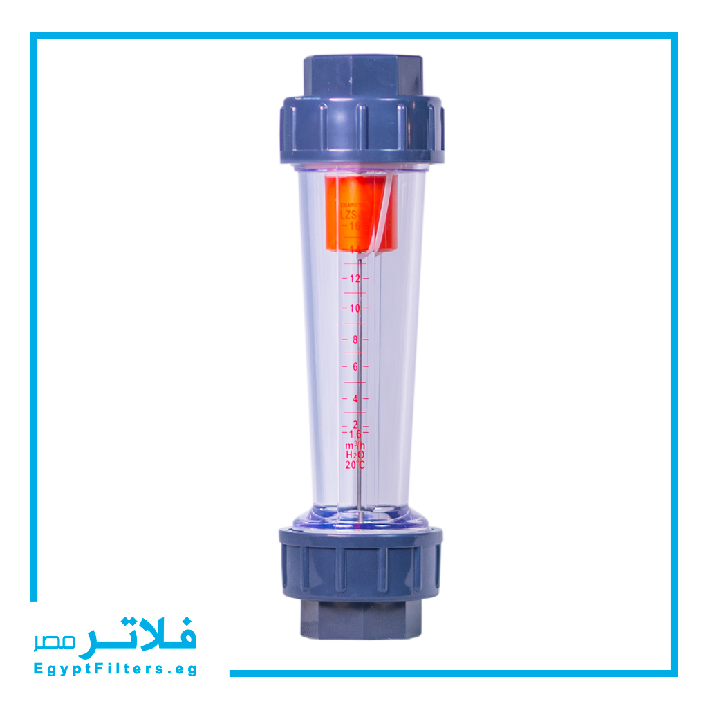 فلوميتر Puretec خطي (In-line) سعة 16 متر مكعب/ساعة - عداد سريان مياه صناعي