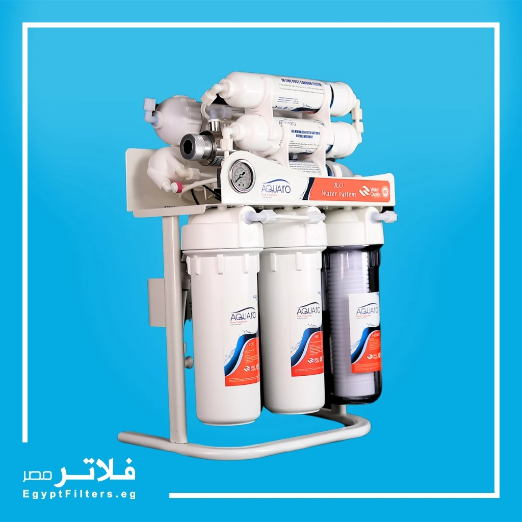 فلتر مياه AQUARO CVC7S8 من أكوا رو 7 مراحل لتنقية المياه بتقنية RO