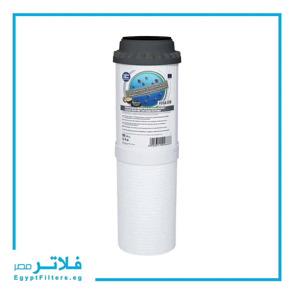 شمعة 2×1 بولي وكربون اوروبي من اكوا فلتر شمعة 2×1 بولي وكربون أوروبي في تحسين جودة الماء - فلاتر مصر